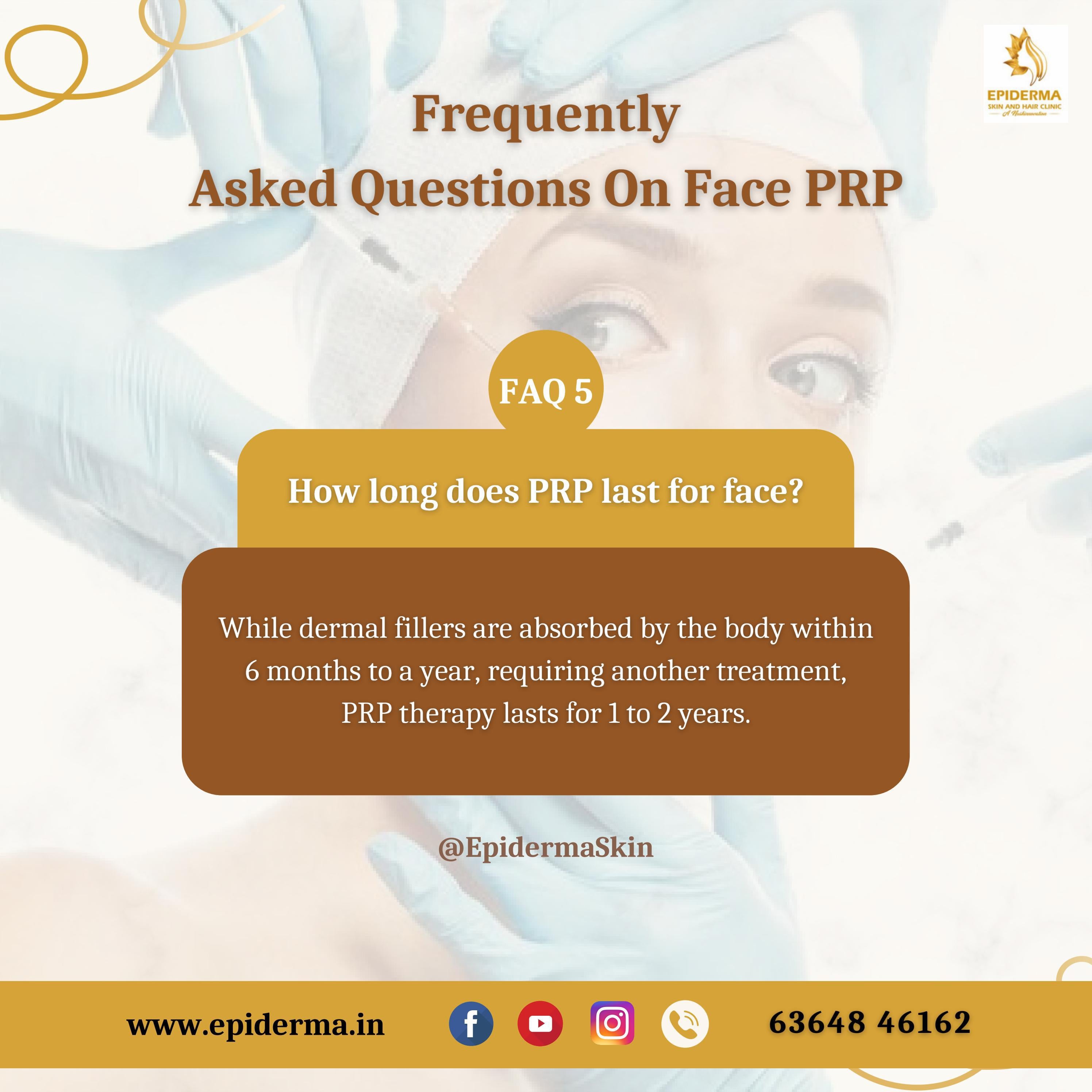 How long does PRP last for face Best Skin Clinic in Jayanagar