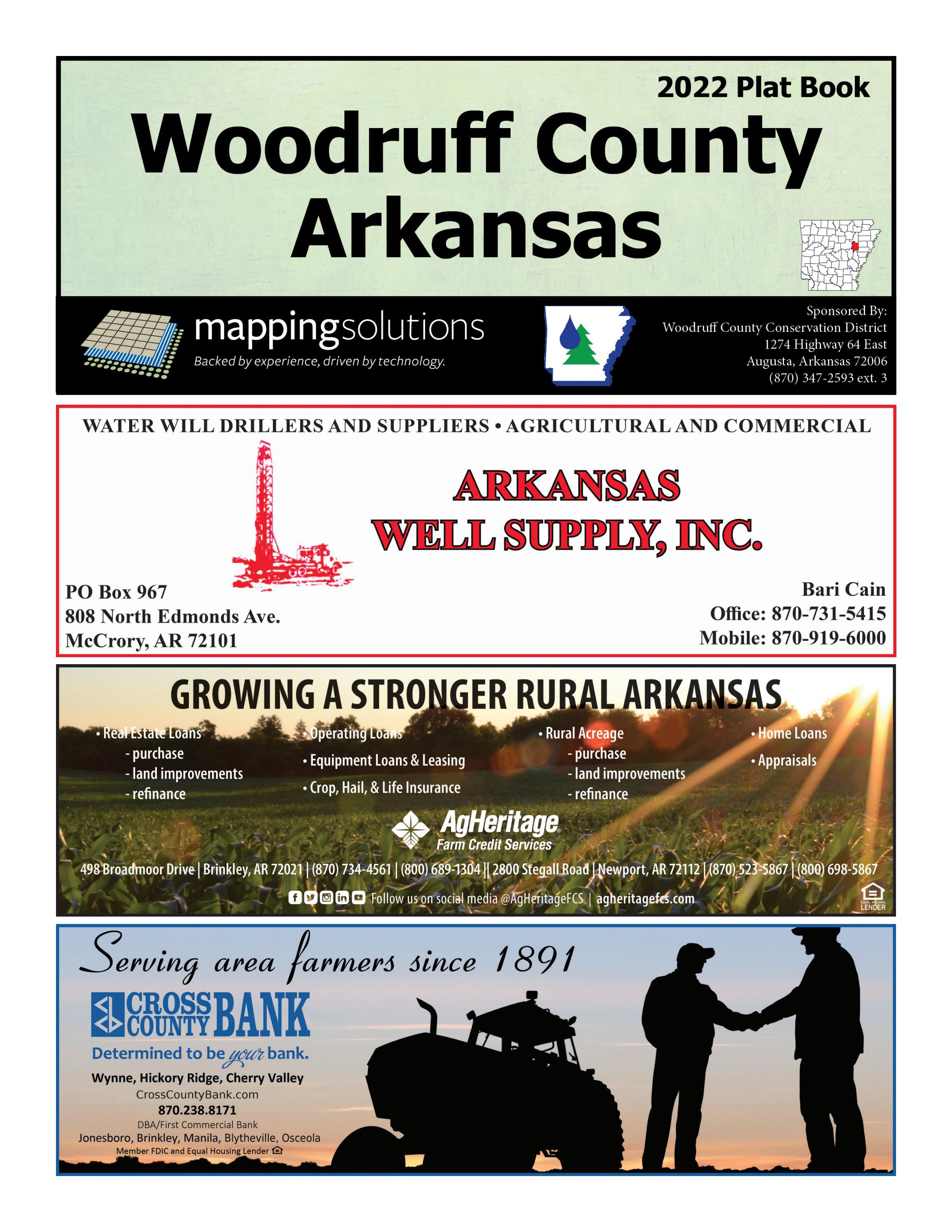 Woodruff County, Arkansas 2022 eBook Pro Mapping Solutions by