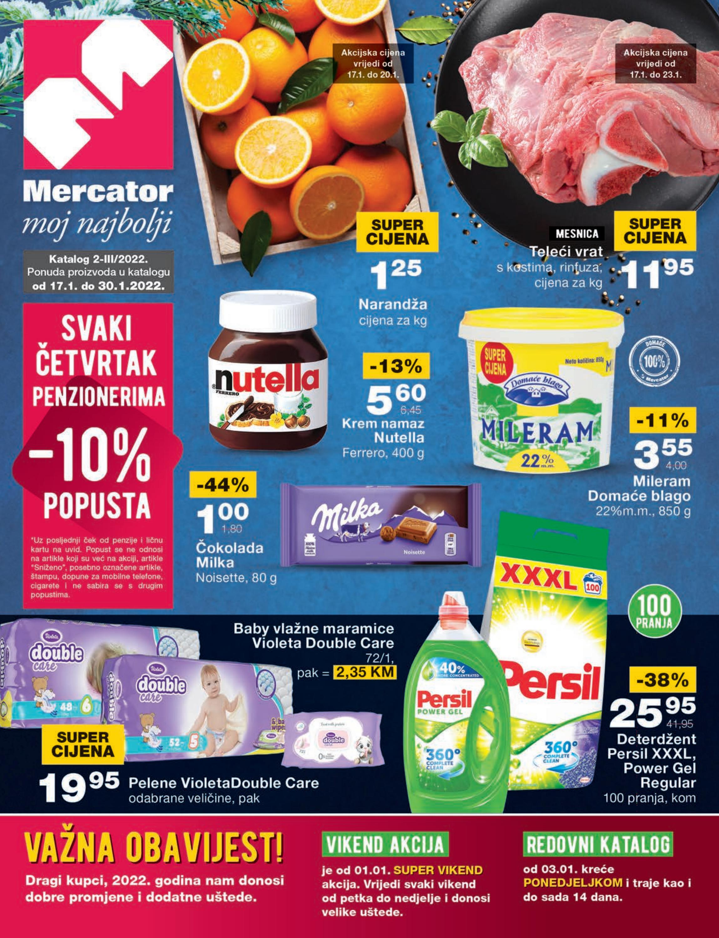 Mercator RS katalog od 17.30.01.2022. by Bakmaz, Boso, NTL Issuu