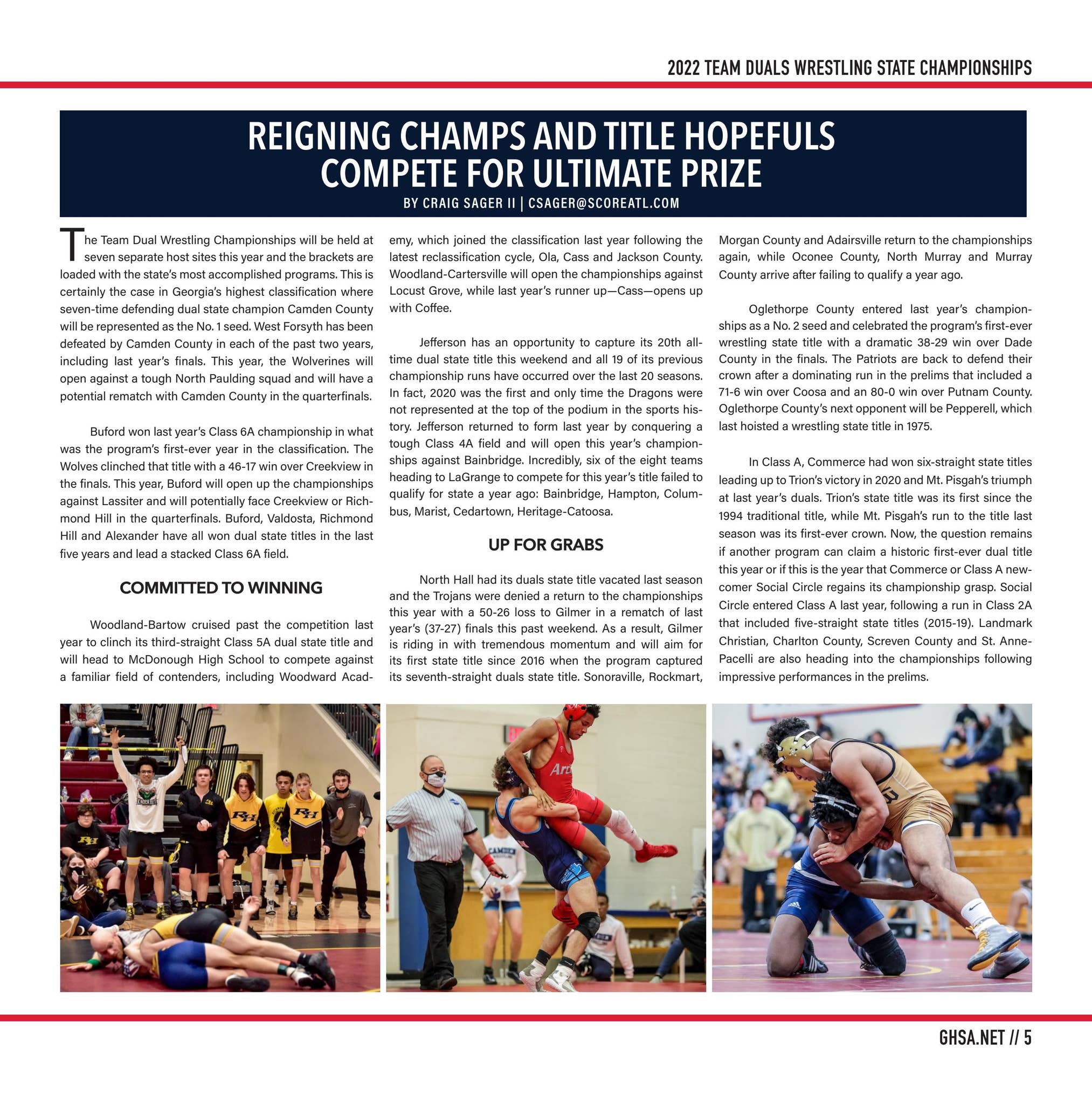 2022 GHSA Team Dual State Championships by Georgia High School ...