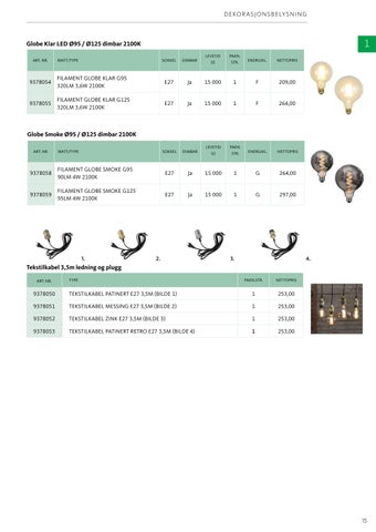 Aura Light 灯饰目录 · Priskatalog 2022 NO 第 17 页