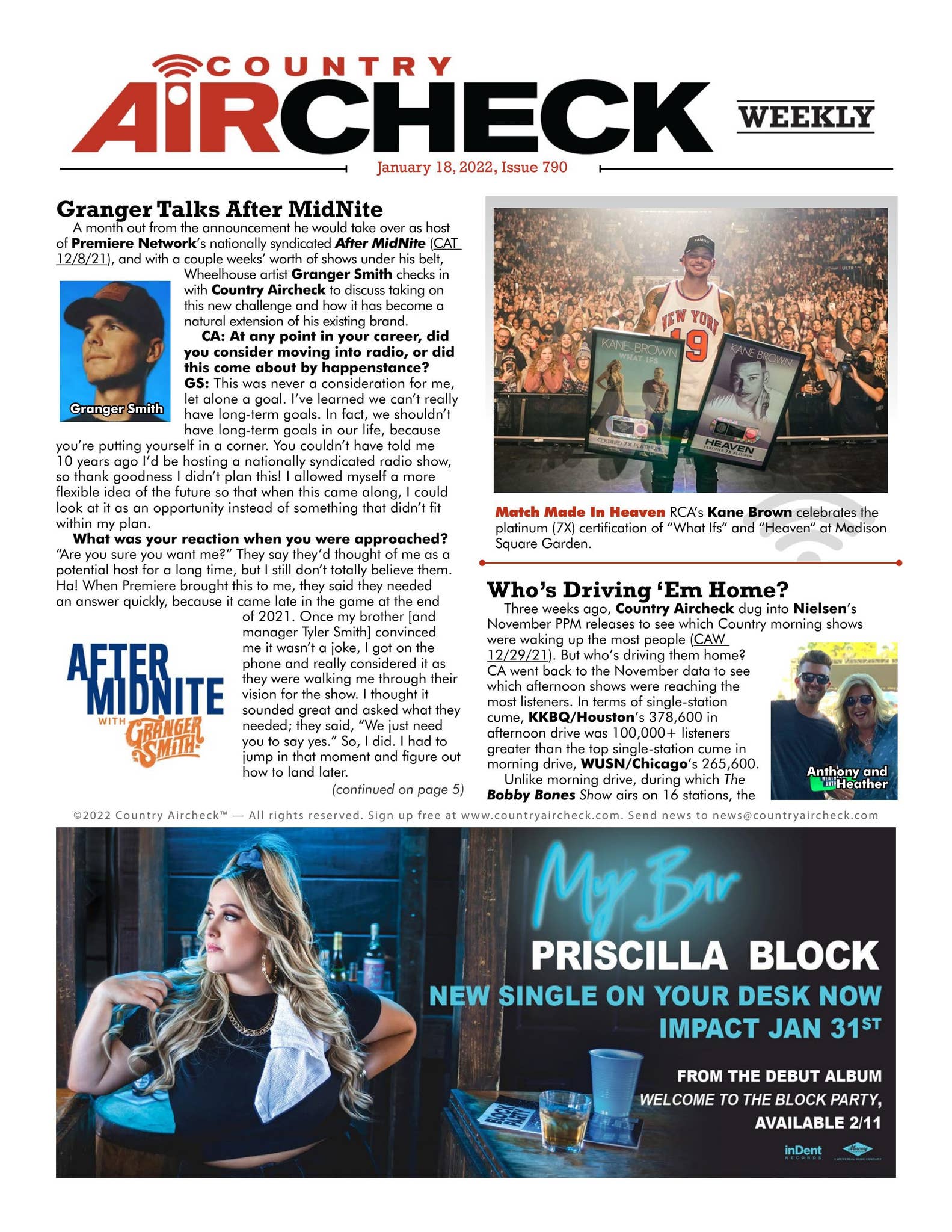 Issue 790 January 18, 2021 by Country Aircheck Issuu