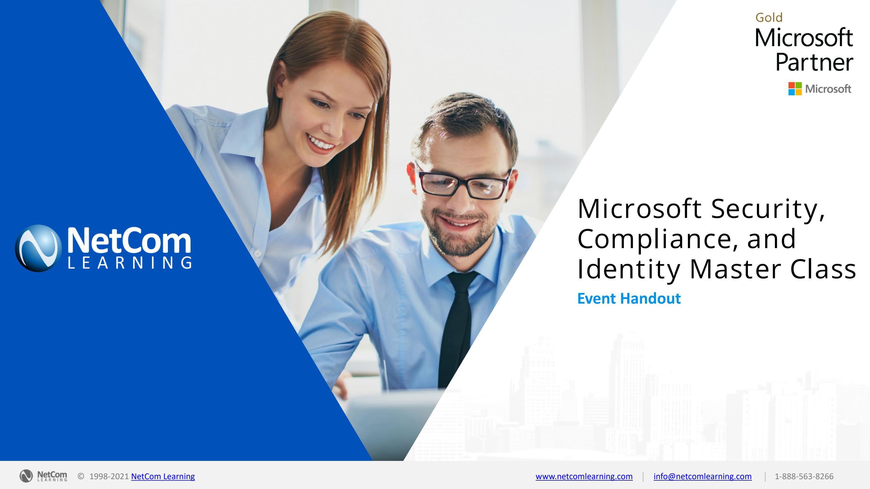 Microsoft Security, Compliance, and Identity Master Class by