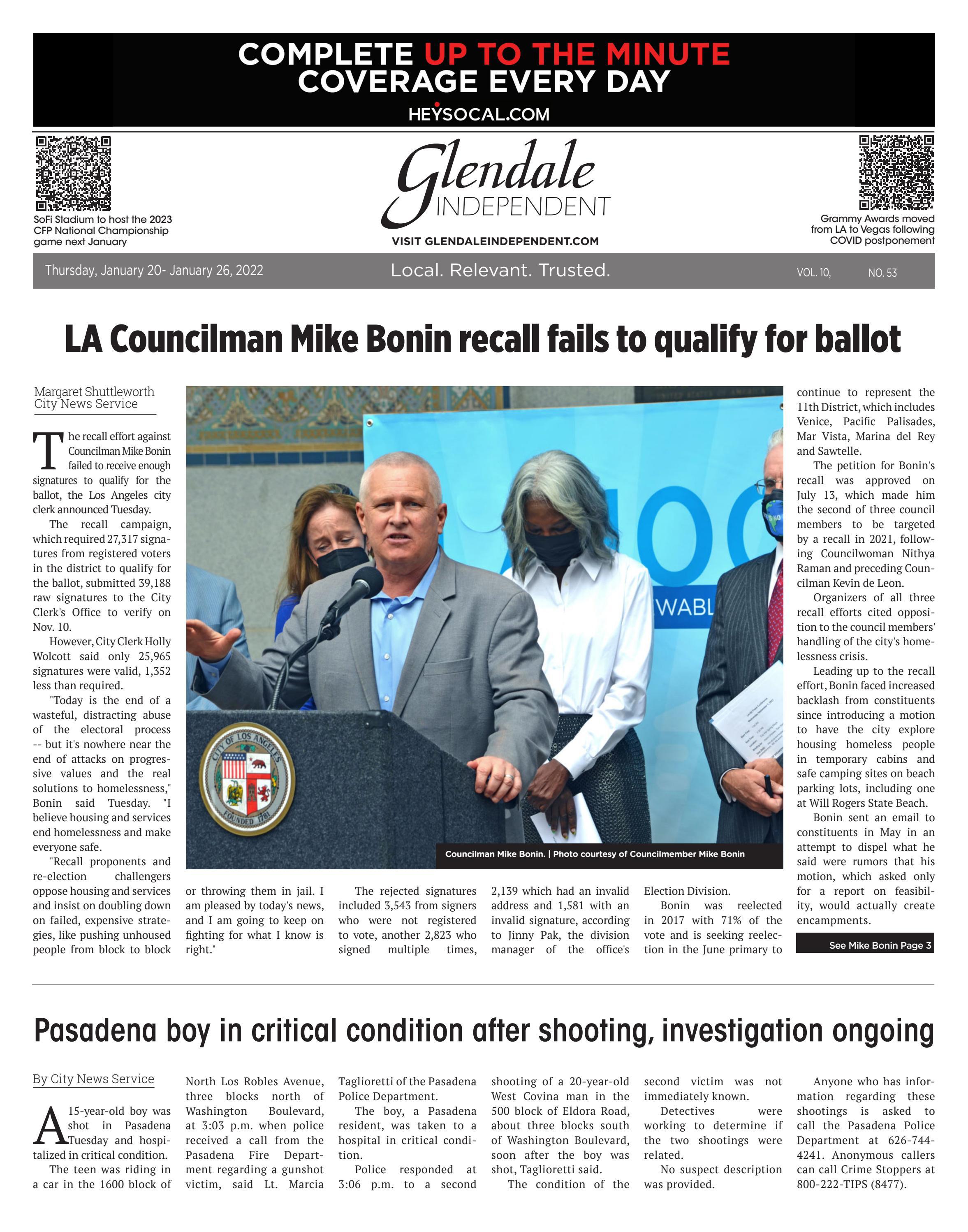 Glendale Independent_1/20/2022 by Beacon Media News - Issuu