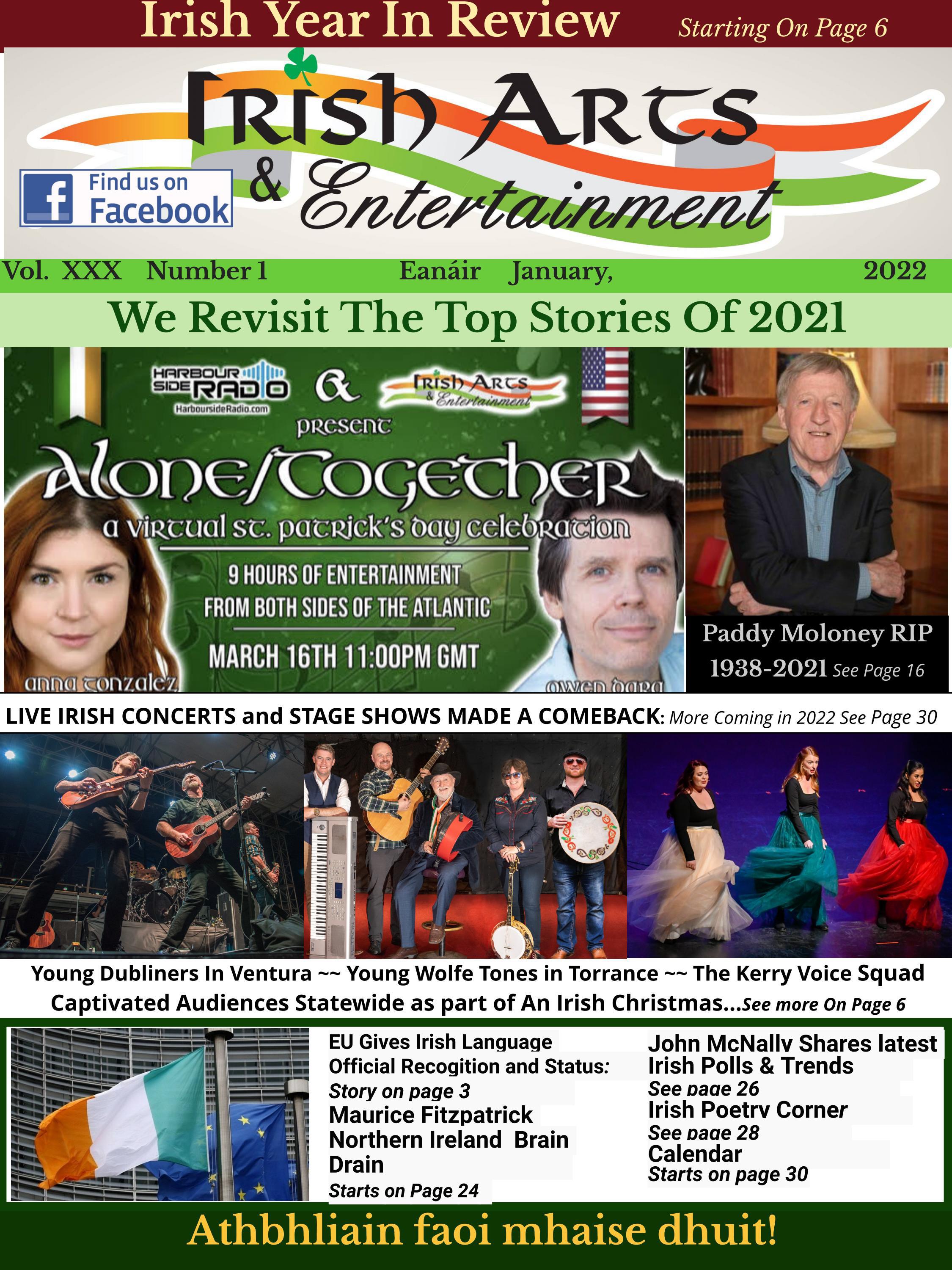 An Irish Christmas Review 2022 Irish Arts And Entertainment, January 2022 By Irish Arts & Entertainment -  Issuu