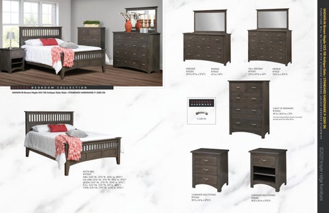E & G Amish Furniture 家具目录 · Quickship Troyer Ridge E&G Amish 家具 第 14 页