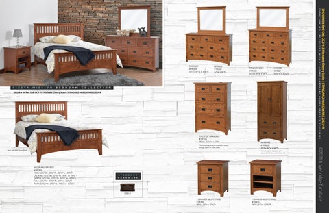 E & G Amish Furniture 家具目录 · Quickship Troyer Ridge E&G Amish 家具 第 16 页