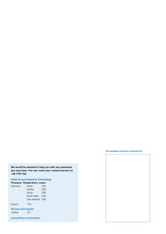 AFRISO-EURO-INDEX GmbH AFRISO 家具目录 工业风 Technology 21/22 第 2 页