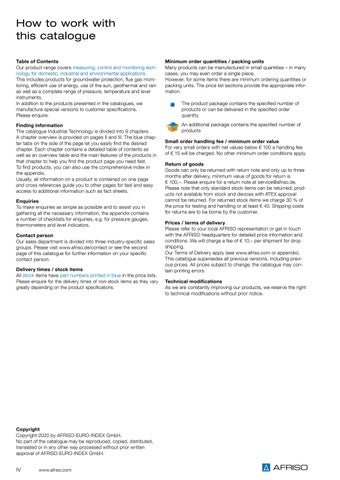 AFRISO-EURO-INDEX GmbH AFRISO 家具目录 工业风 Technology 21/22 第 6 页