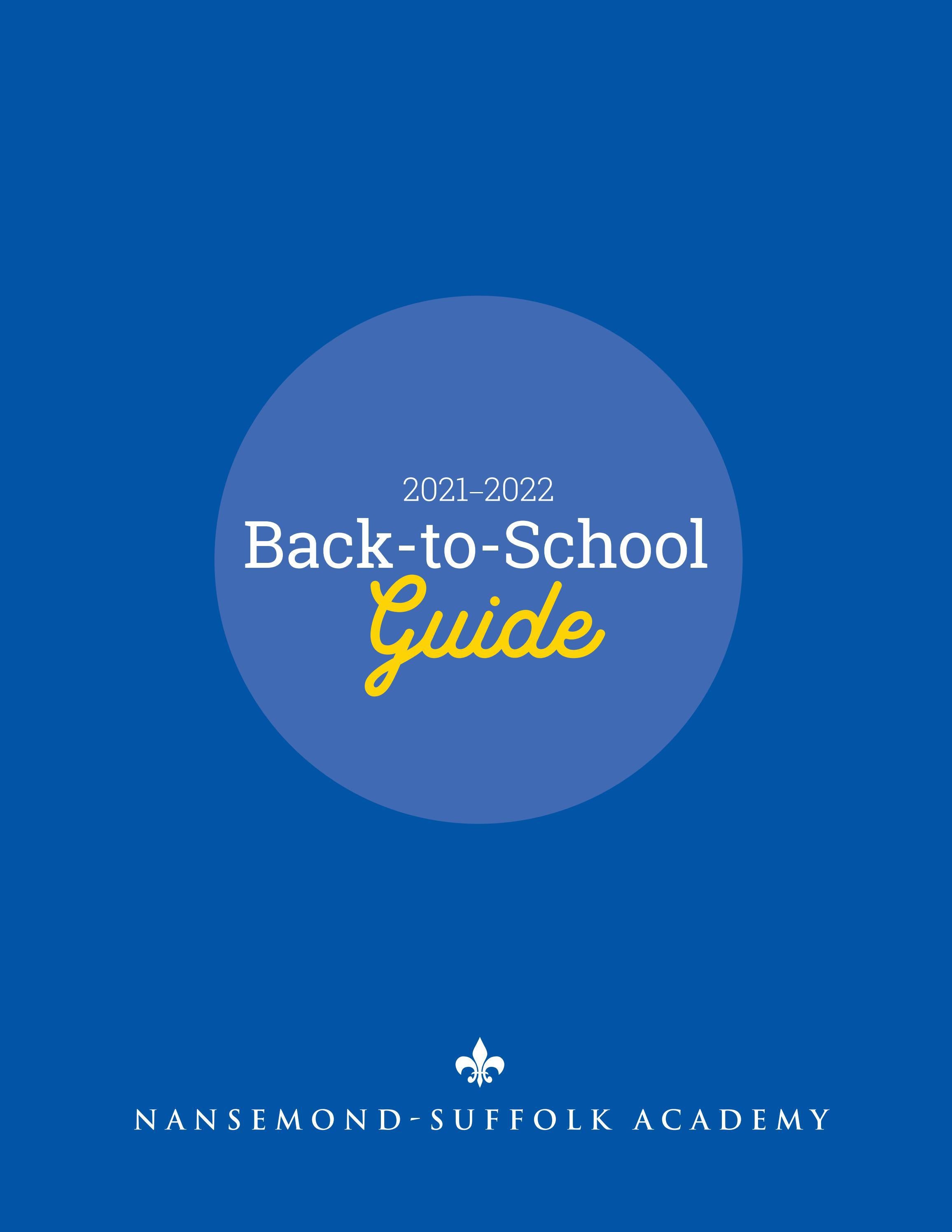 2021-2022 Back-To-School Guide By Nansemond-Suffolk Academy - Issuu