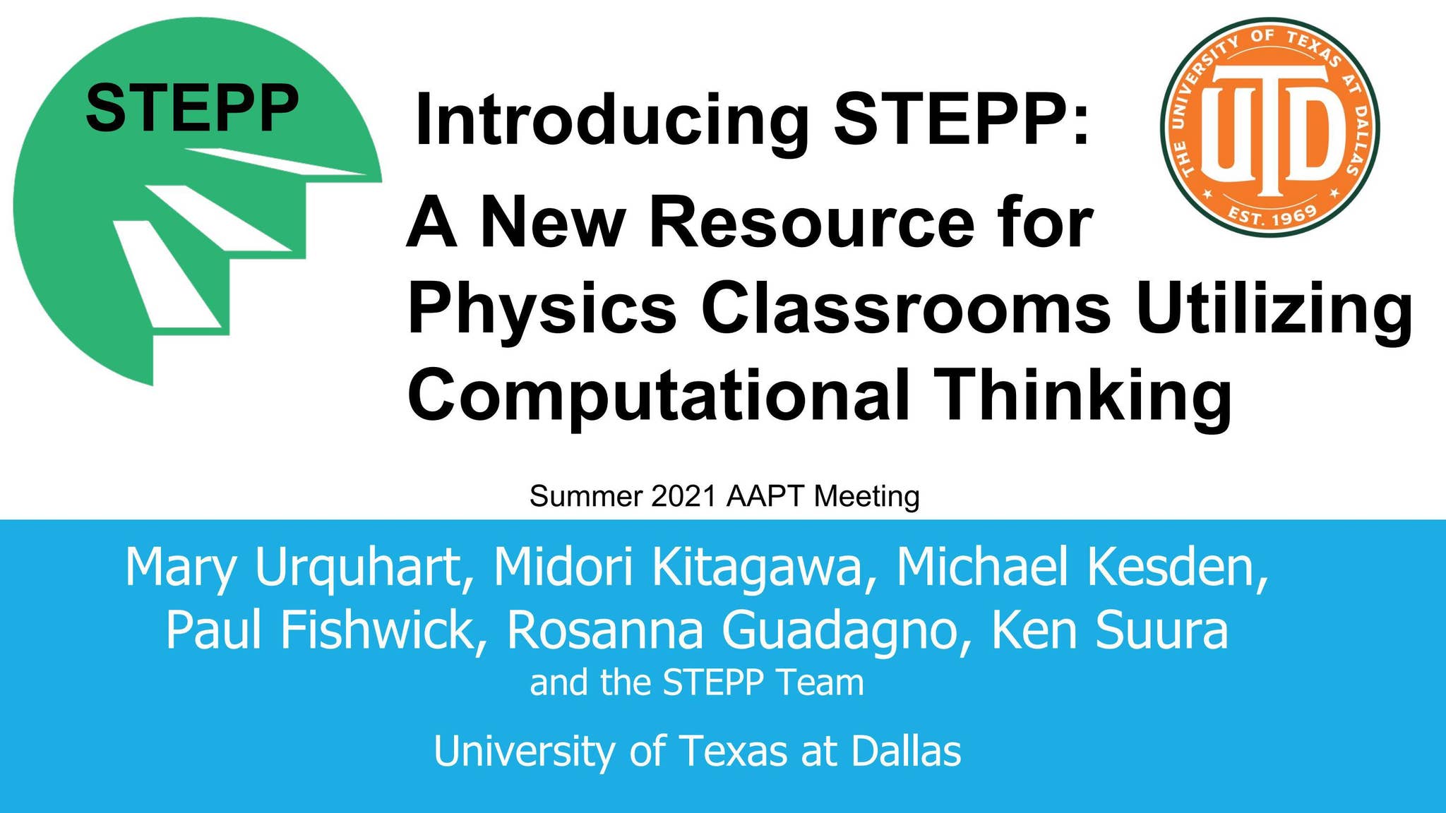 Stepp Rtesource Mapping Introducing STEPP: A Resource for Physics Classrooms Utilizing ...