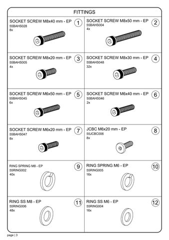 ASSEMBLY INSTRUCTION SOMBRERO LOUNGEBOOTH ALUMINUM SLATS 第 4 页