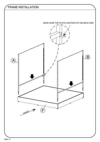 ASSEMBLY INSTRUCTION 定制 AIKO DAYBED LARGE HPL 第 6 页