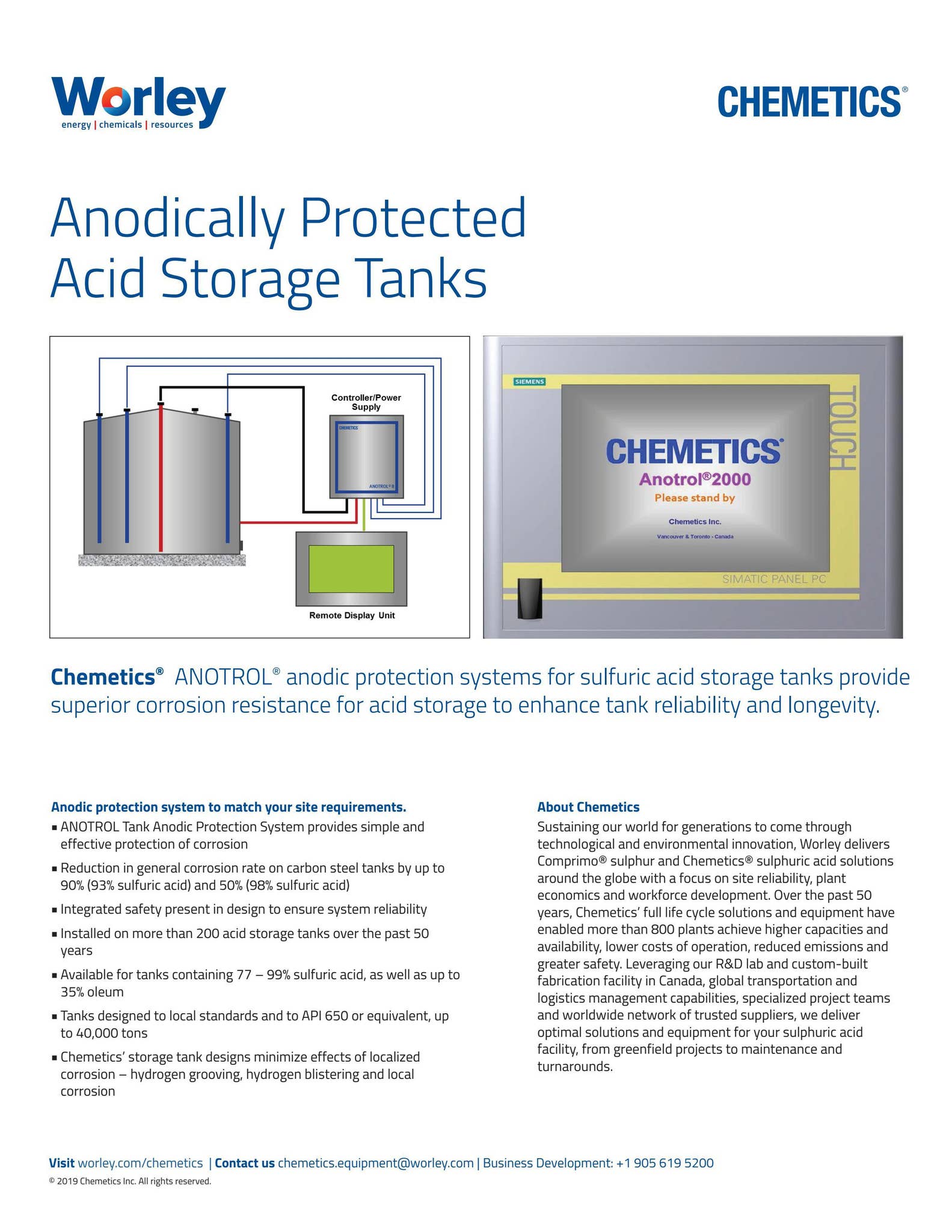 CHEMETICS: Anodically Protected Acid Storage Tanks by worleyECR - Issuu