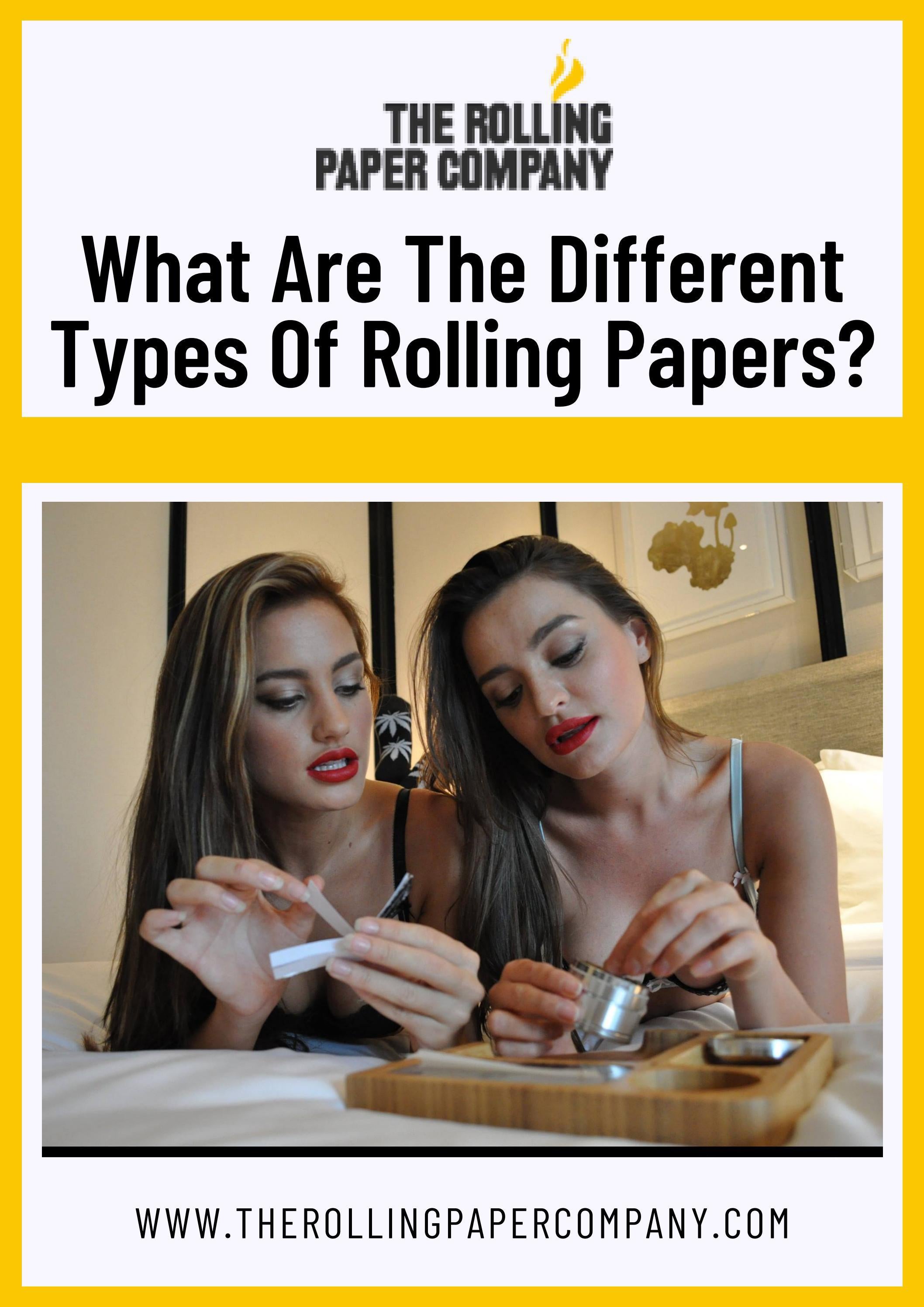 What Are The Different Types Of Rolling Papers? by The Rolling Paper