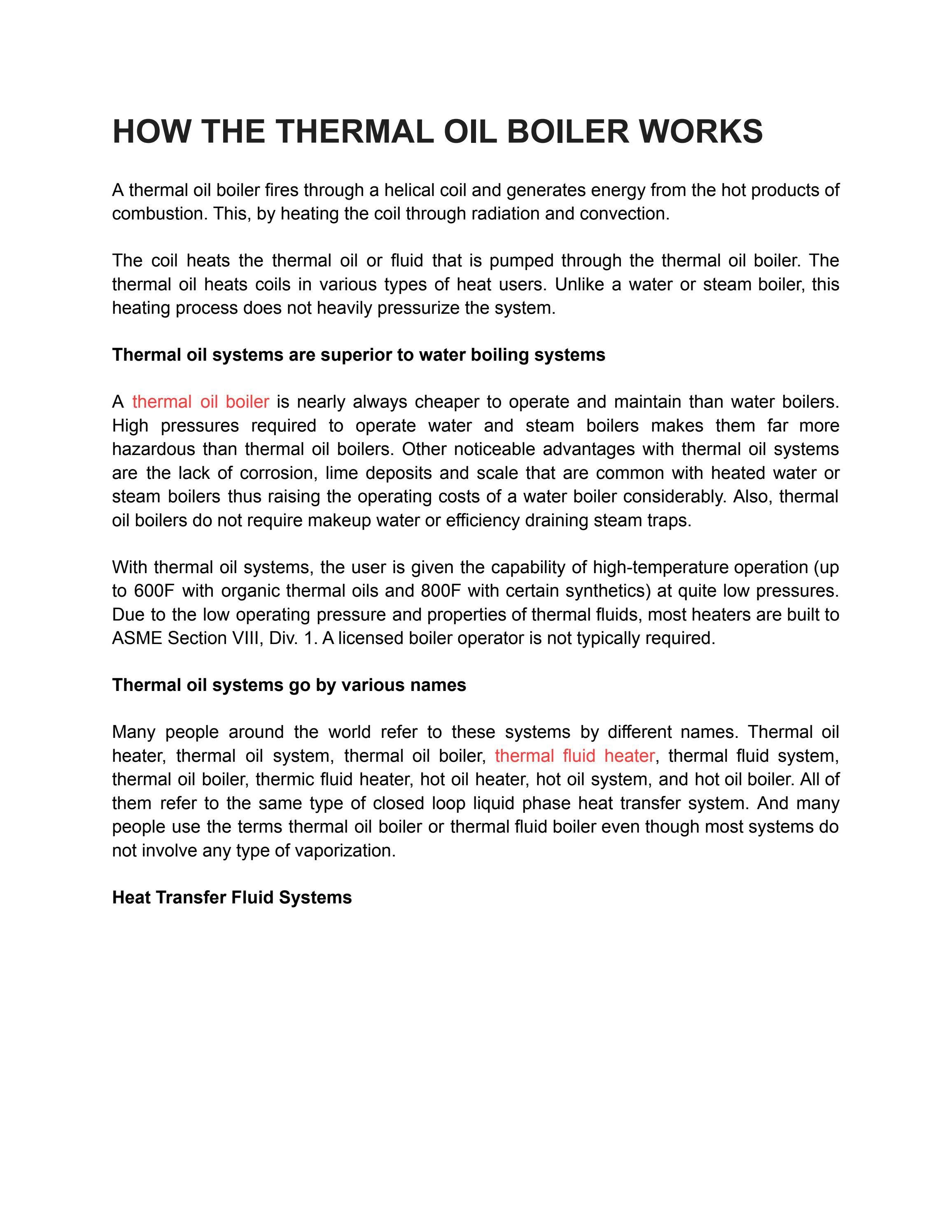 How the Thermal Oil Boiler Works LPS Filtration by Leonard Kelley Issuu