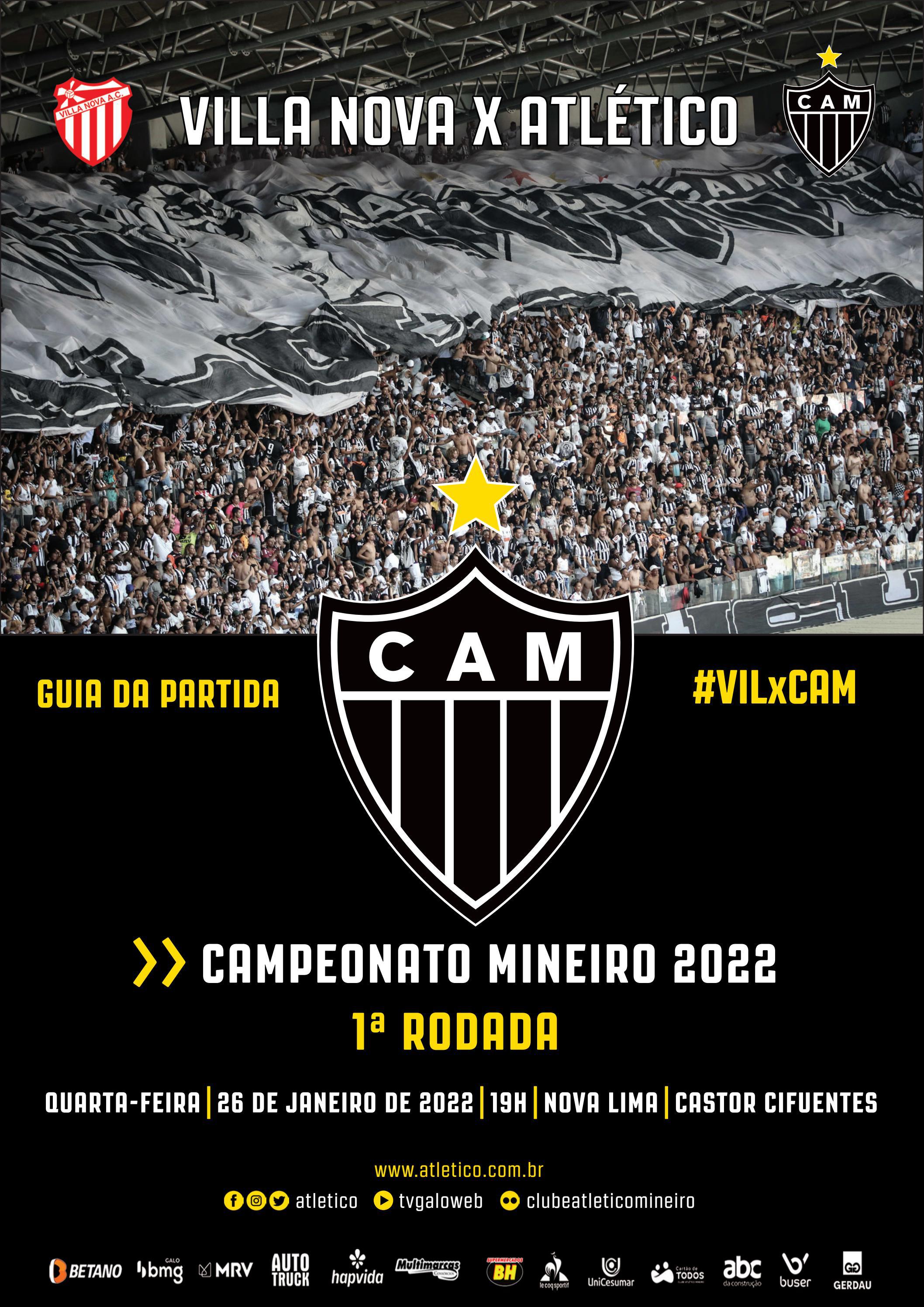 Guia da Partida - Villa Nova x Atlético - Campeonato Mineiro 2022 by ...