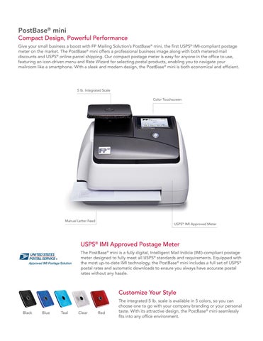 PostBase mini by FP USA - Issuu