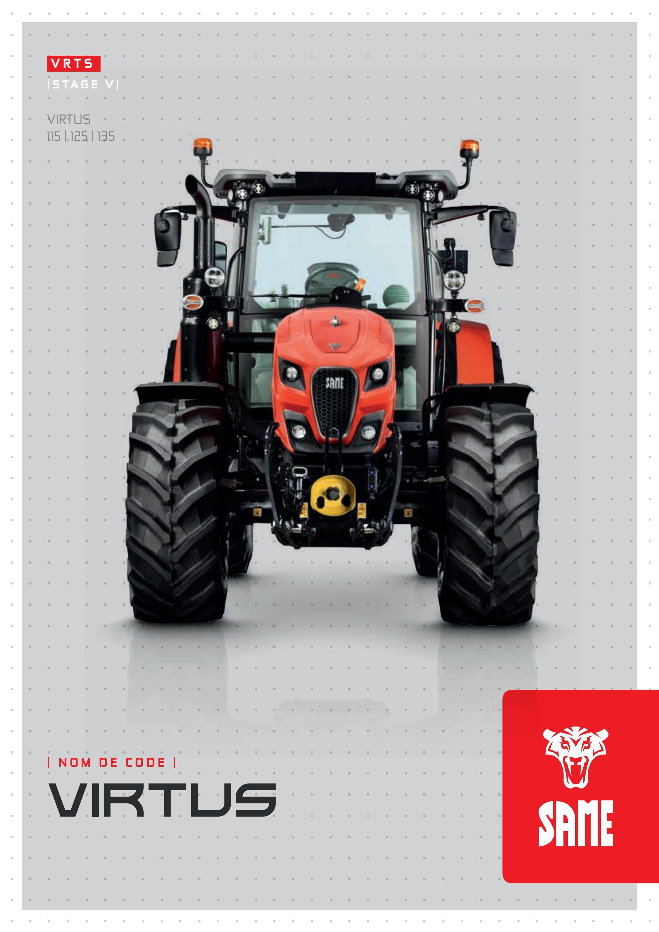 TRACTEUR SAME VIRTUS EFFICACIT ET PUISSANCE visual data 4