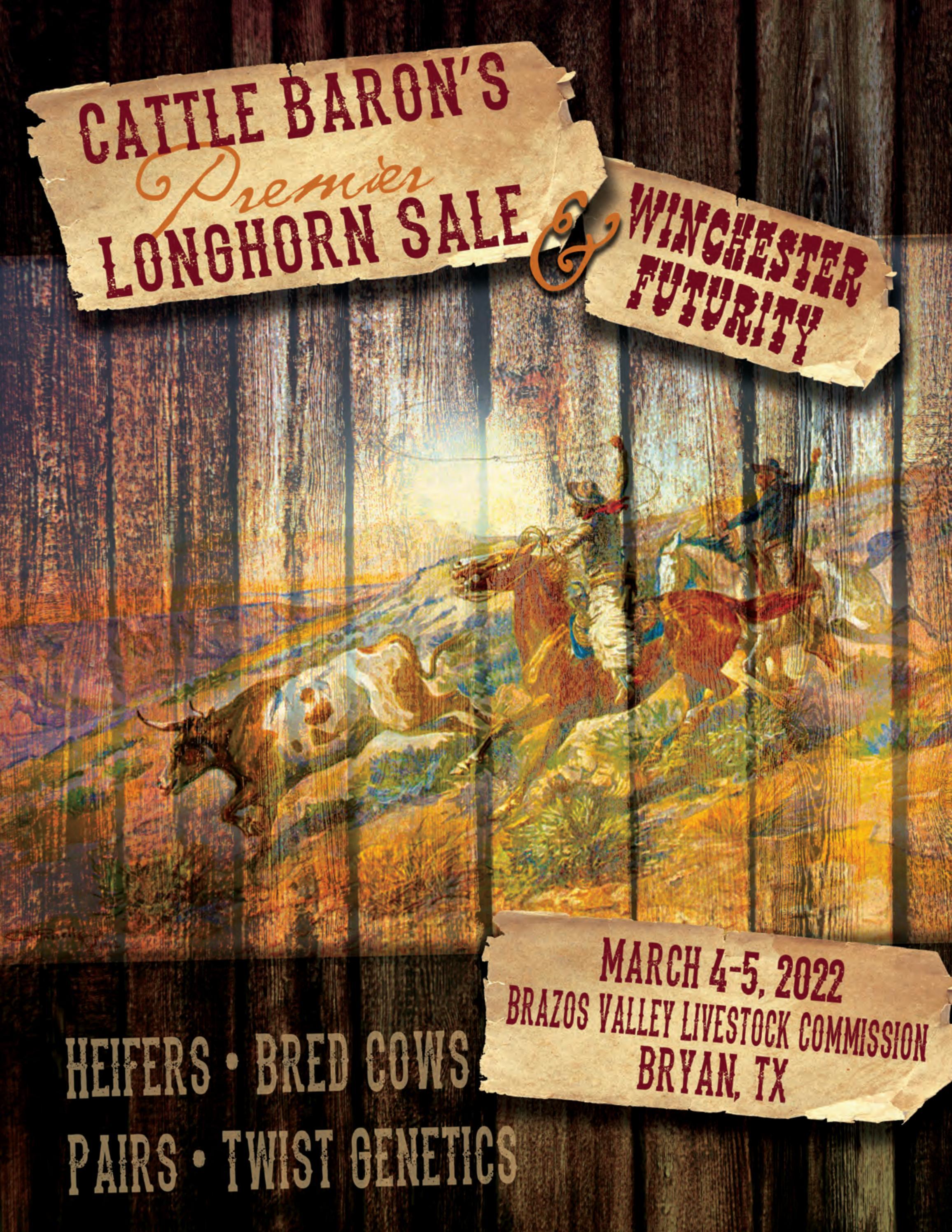 2022 Cattle Baron's Premier Longhorn Sale Catalog by M_Stockner_Design