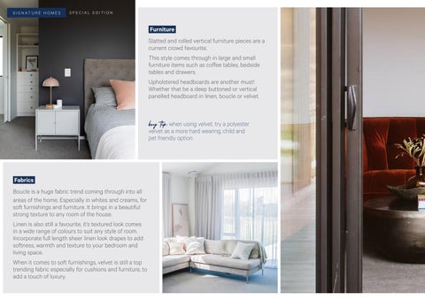 Signature Homes Ltd Special 版 2022 Design Trends 电子版 家具手册 第 12 页