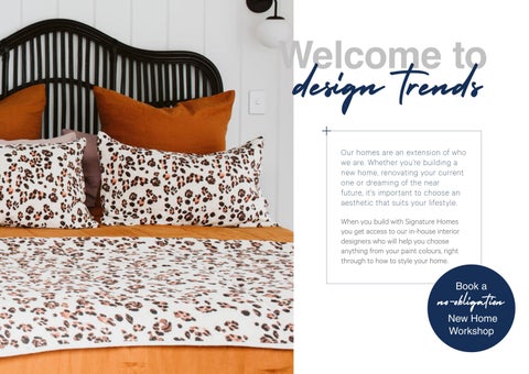 Signature Homes Ltd Special 版 2022 Design Trends 电子版 家具手册 第 3 页