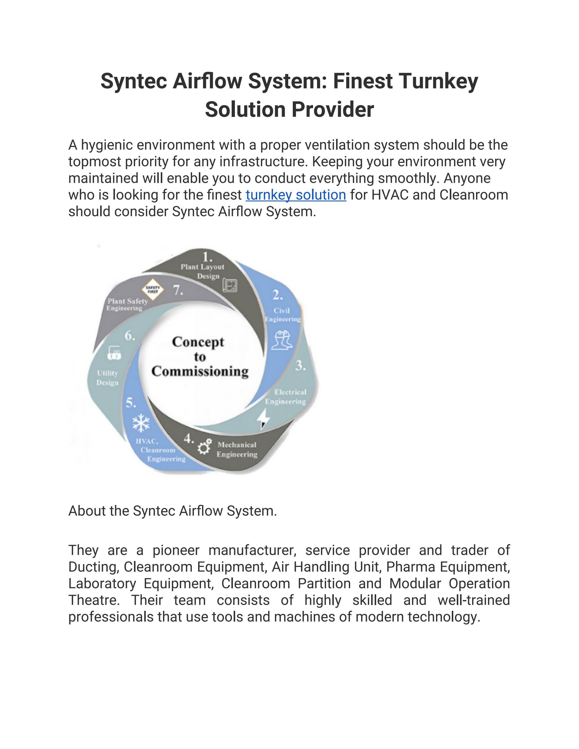 HVAC unit manufacturers by SyntecAir FlowSystem - Issuu