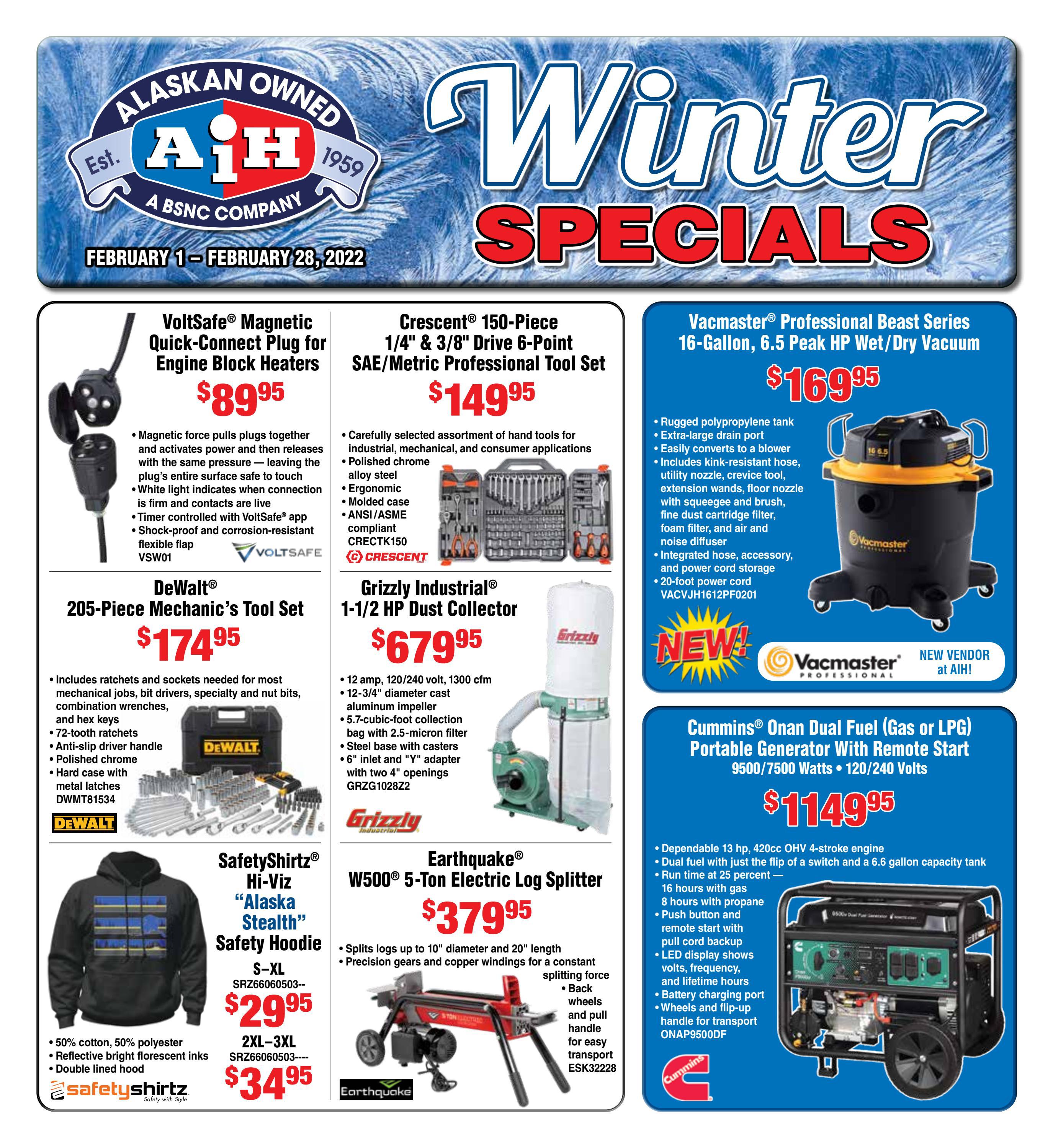 AIH February Winter Specials 2022 by Alaska Industrial Hardware Issuu