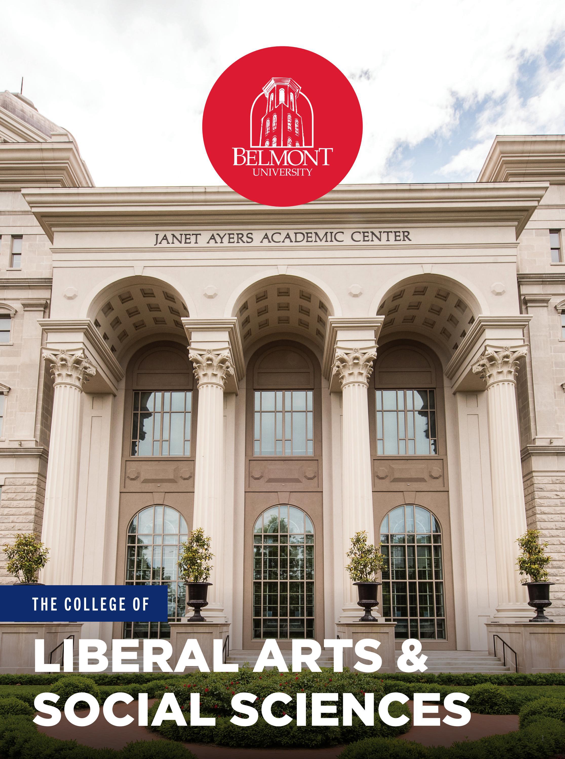 College of Liberal Arts & Social Sciences Viewbook by Belmont ...