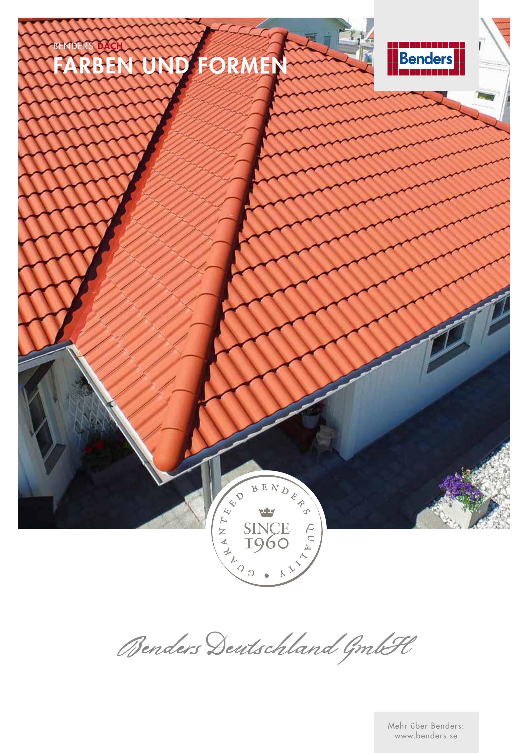 Benders Dach Farben und Formen 2022 by Benders Sverige AB Issuu