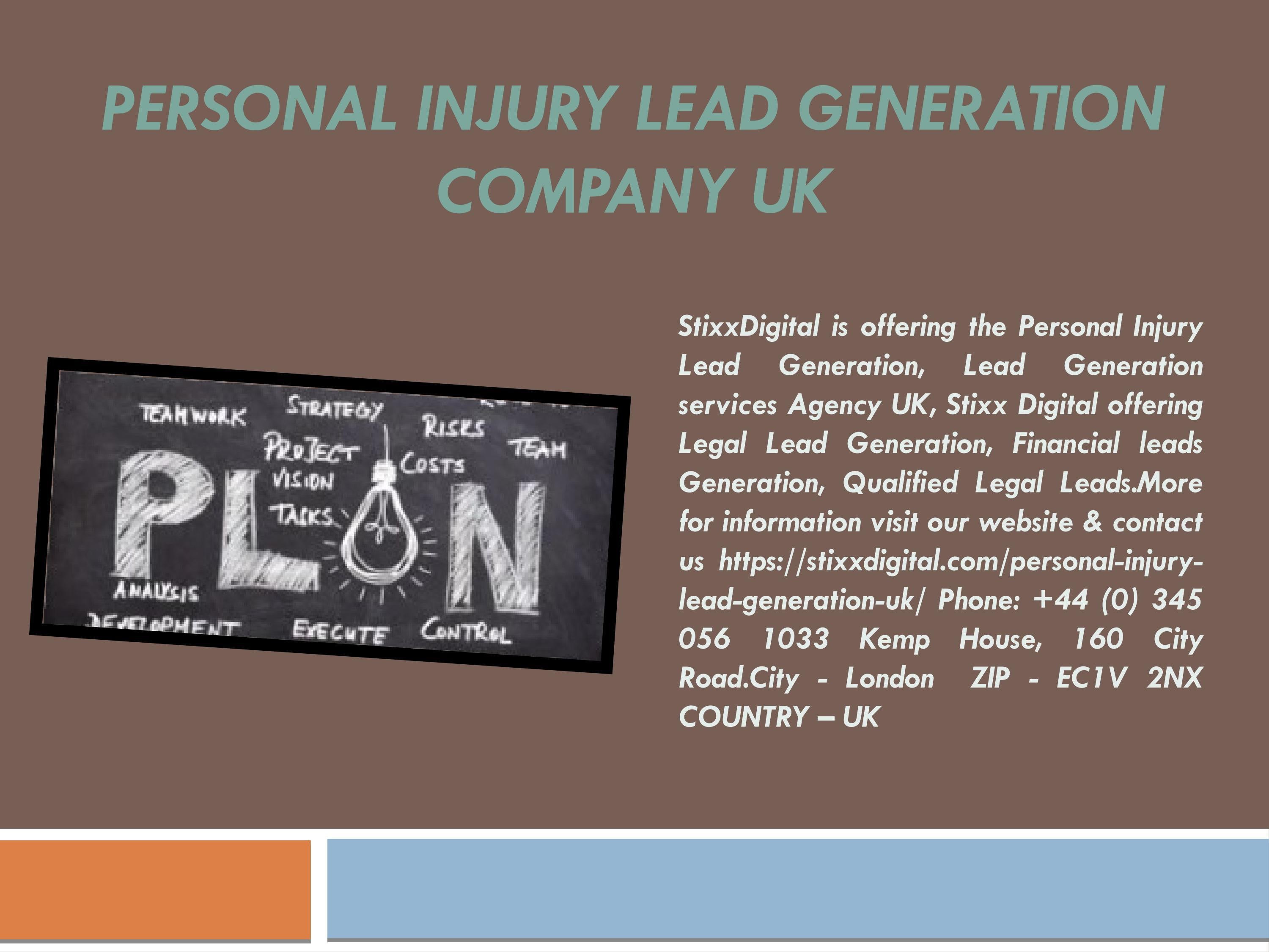 Personal Injury Lead Generation Company UK by gavinthorne Issuu