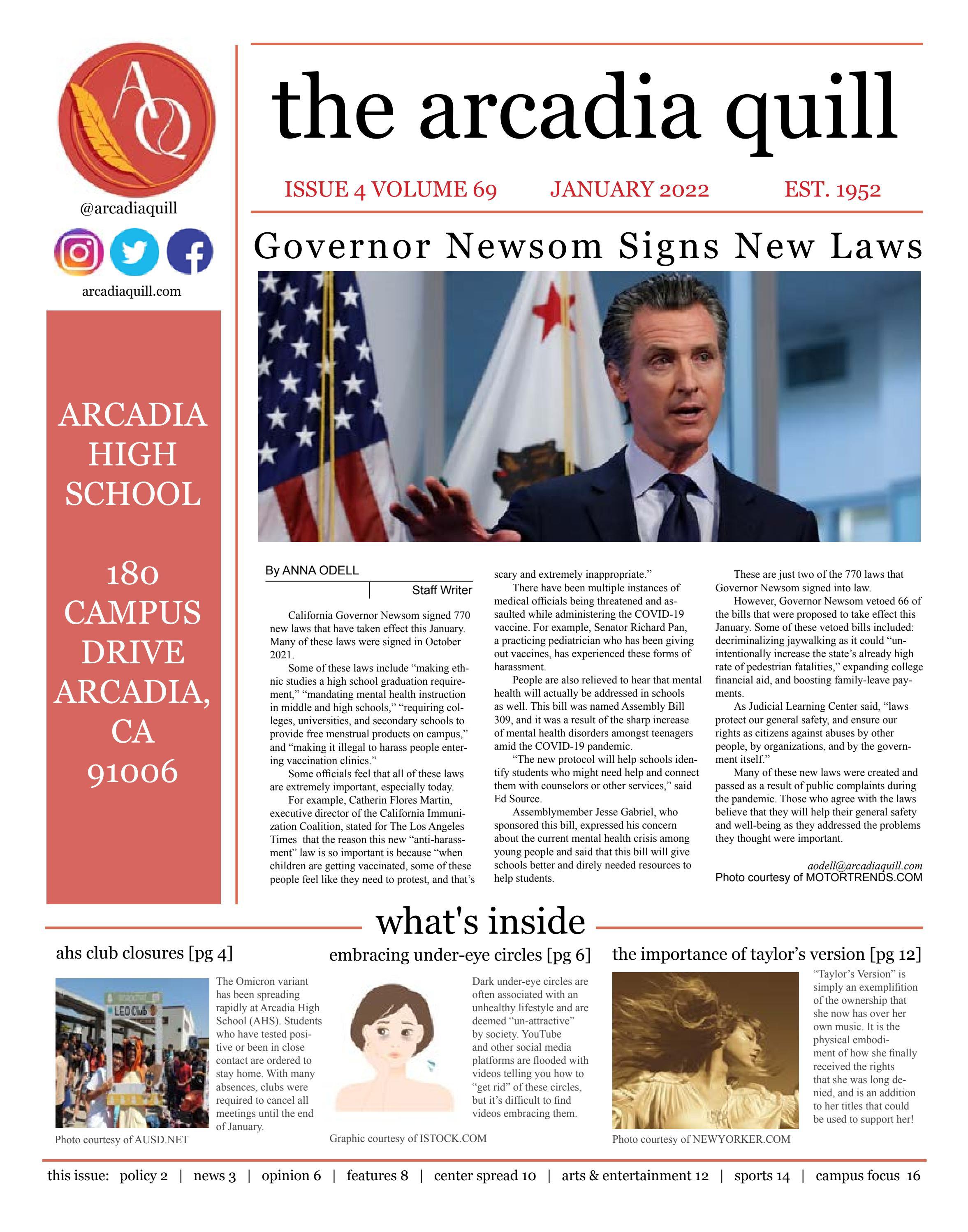 January 2022 by The Arcadia Quill Issuu