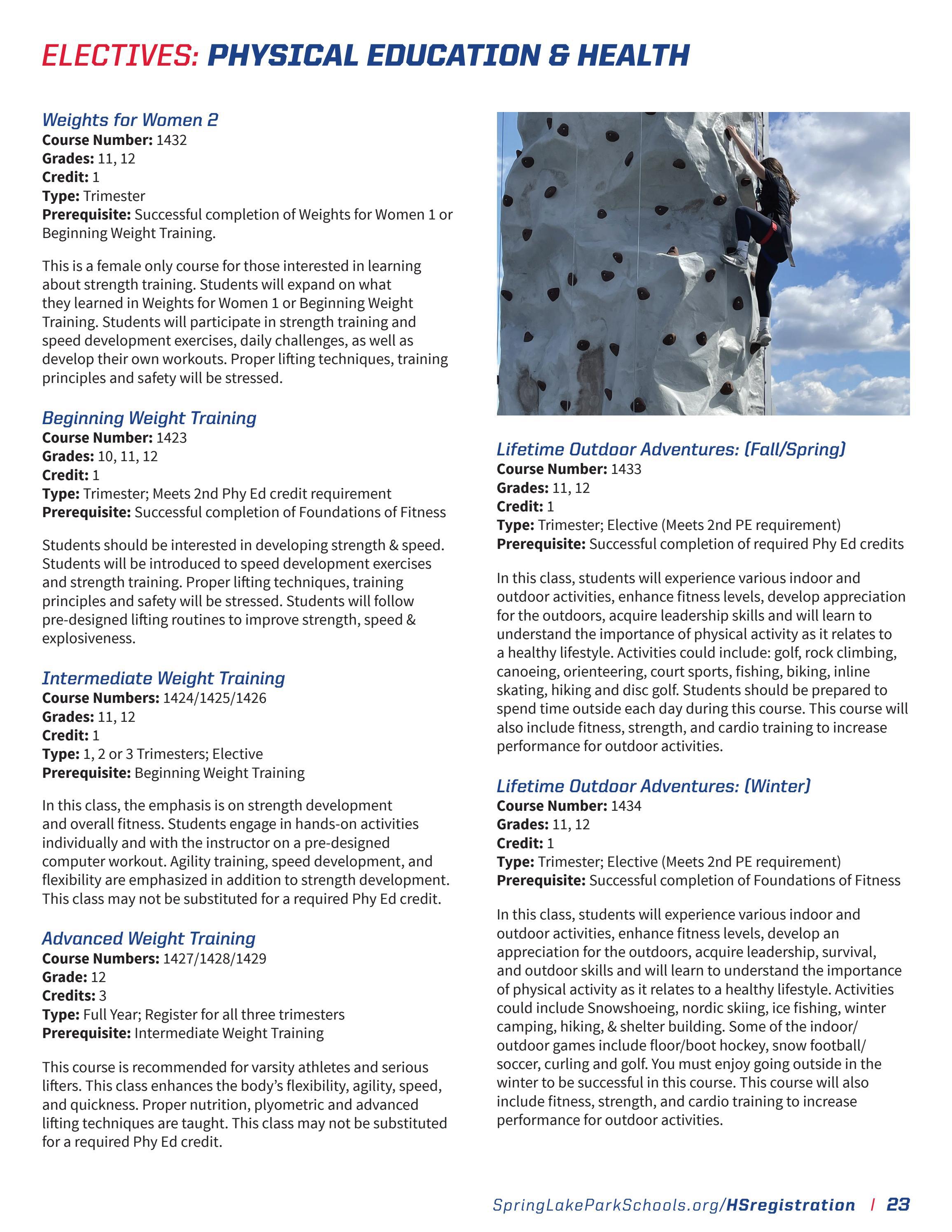Spring Lake Park High School 2022 2023 Registration Guide By 