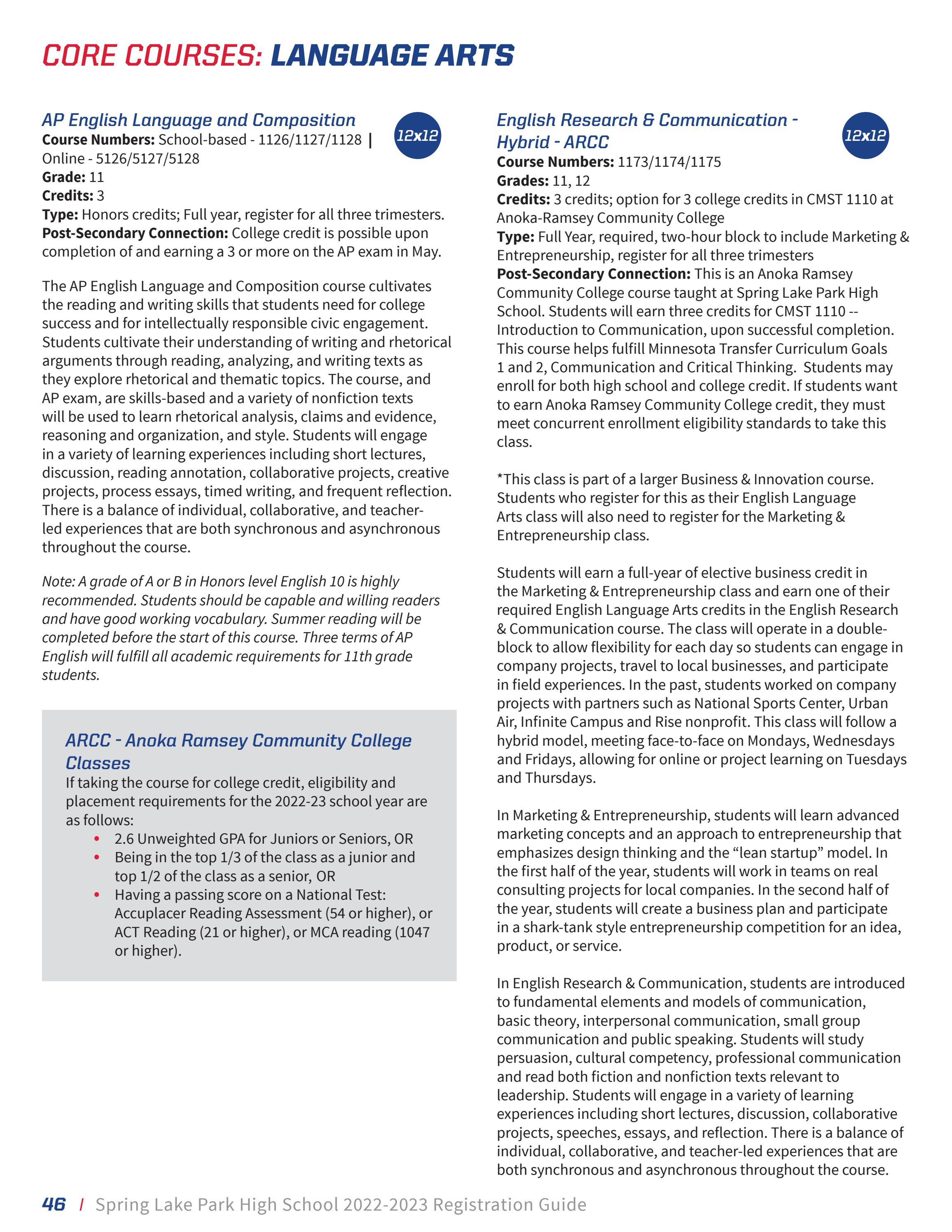 spring-lake-park-high-school-2022-2023-registration-guide-by