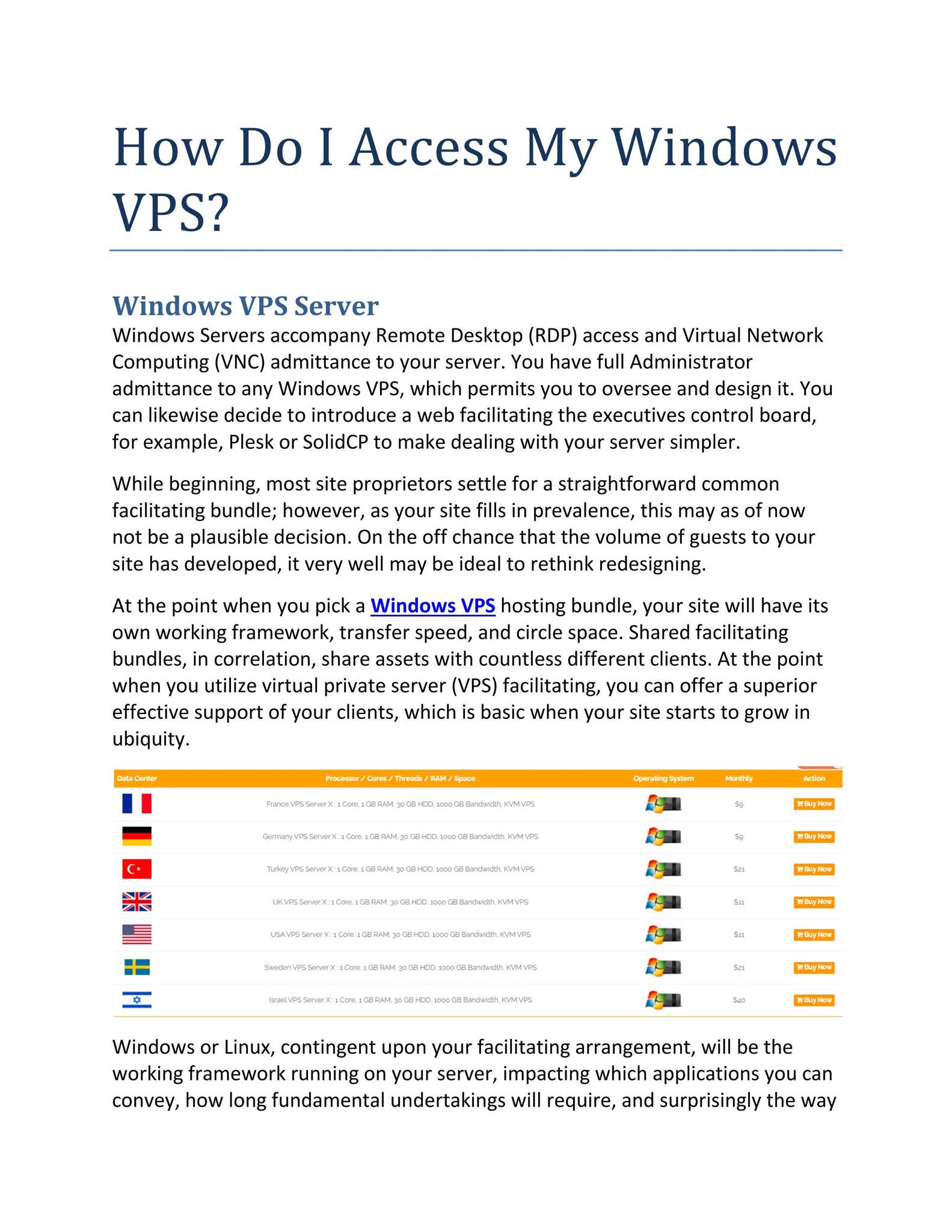 How To Managed Windows VPS Server Hosting - Onlive Server by Onlive ...