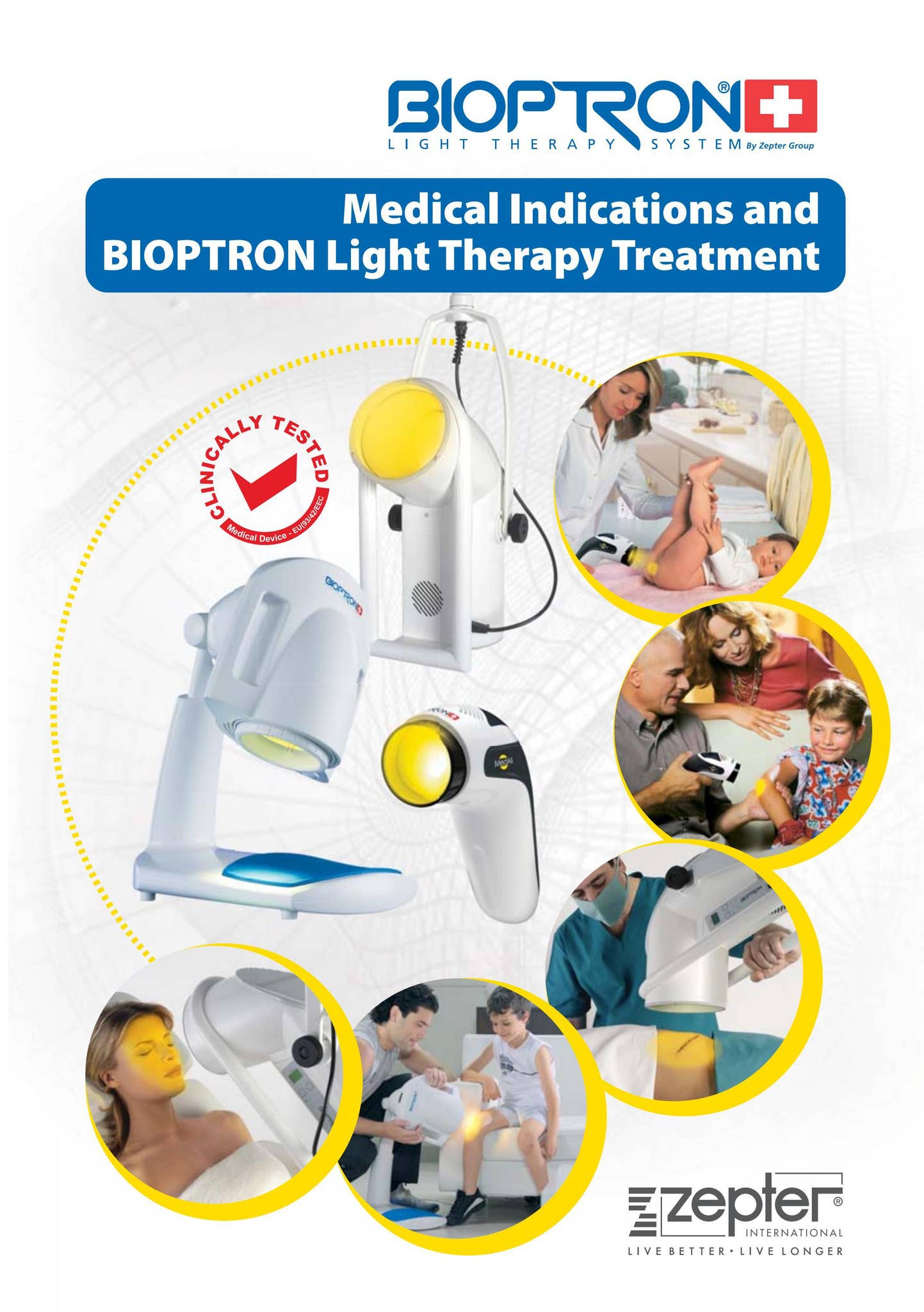 Medical Indications and BIOPTRON Light Therapy Treatment brochure