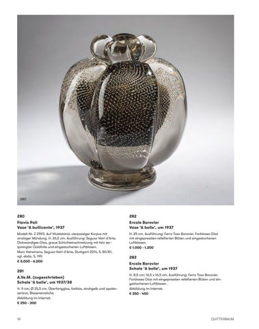 Quittenbaum Kunstauktionen GmbH 灯饰目录 · 161B | Auktion ' 穆拉诺玻璃 Glas' | Quittenbaum Kunstauktionen München 第 20 页