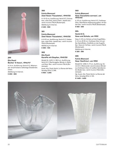 Quittenbaum Kunstauktionen GmbH 灯饰目录 · 161B | Auktion ' 穆拉诺玻璃 Glas' | Quittenbaum Kunstauktionen München 第 24 页