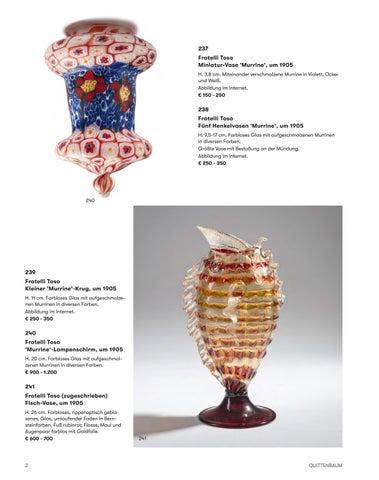 Quittenbaum Kunstauktionen GmbH 灯饰目录 · 161B | Auktion ' 穆拉诺玻璃 Glas' | Quittenbaum Kunstauktionen München 第 4 页