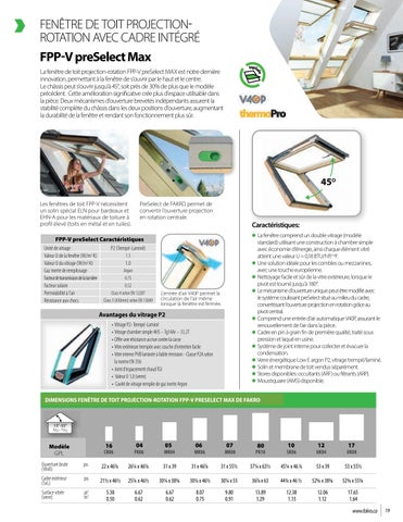 FAKRO 家具目录 德文 produits - Puits 德文 lumière et accessoires Canada 第 19 页