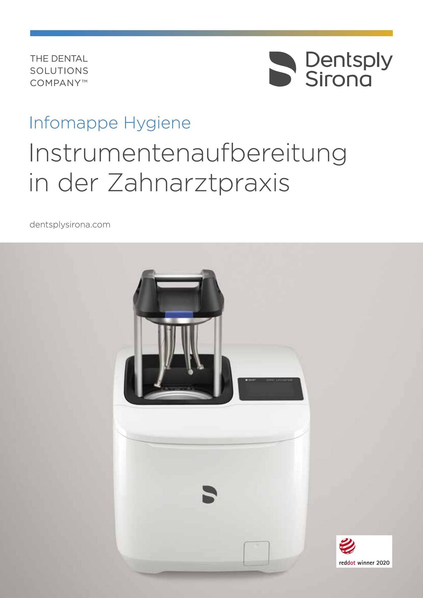 Dentsply Sirona Infomappe Hygiene Instrumentenaufbereitung in der
