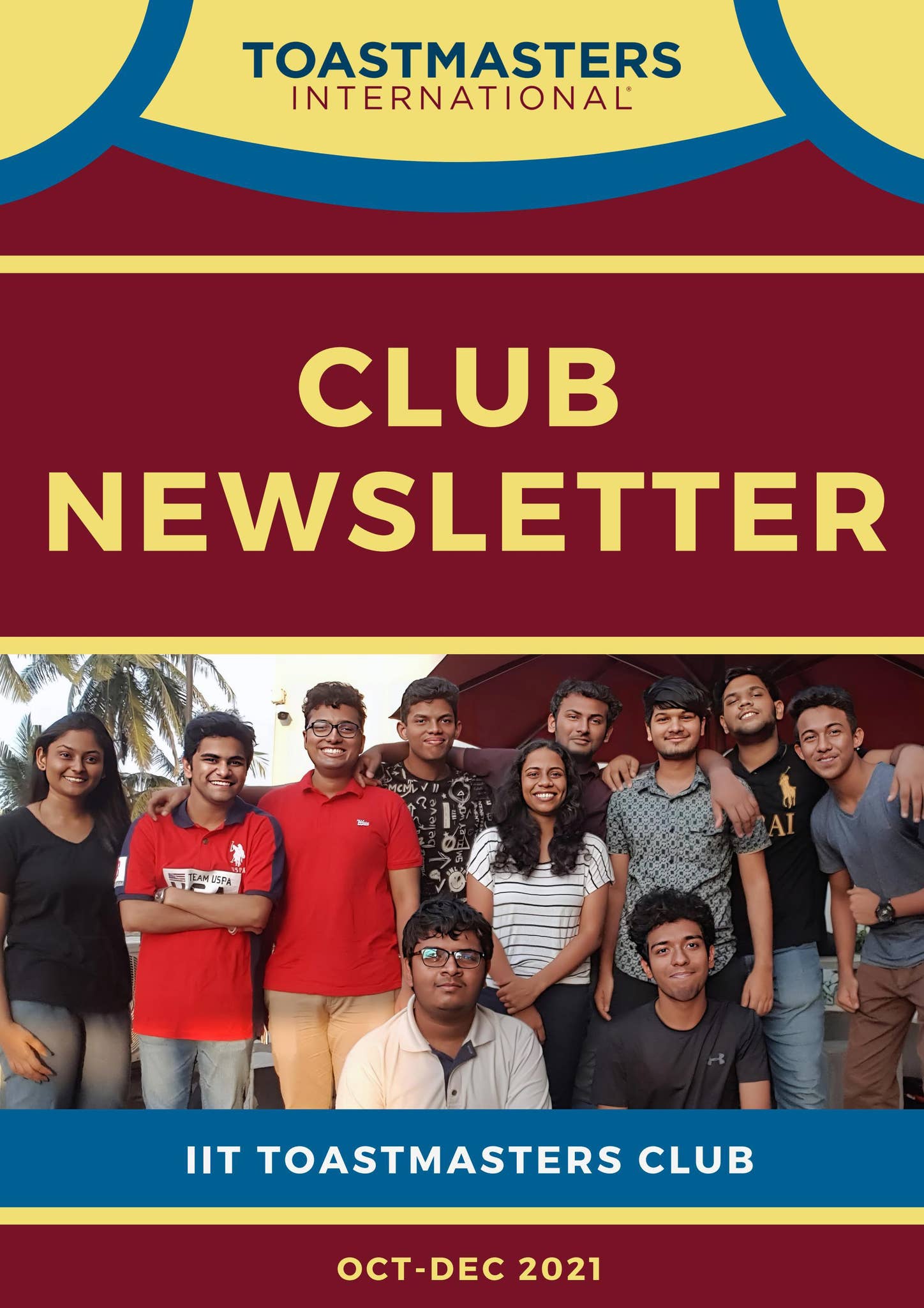 IIT TM Newsletter Oct-Dec 2021 by IIT Toastmasters Club - Issuu