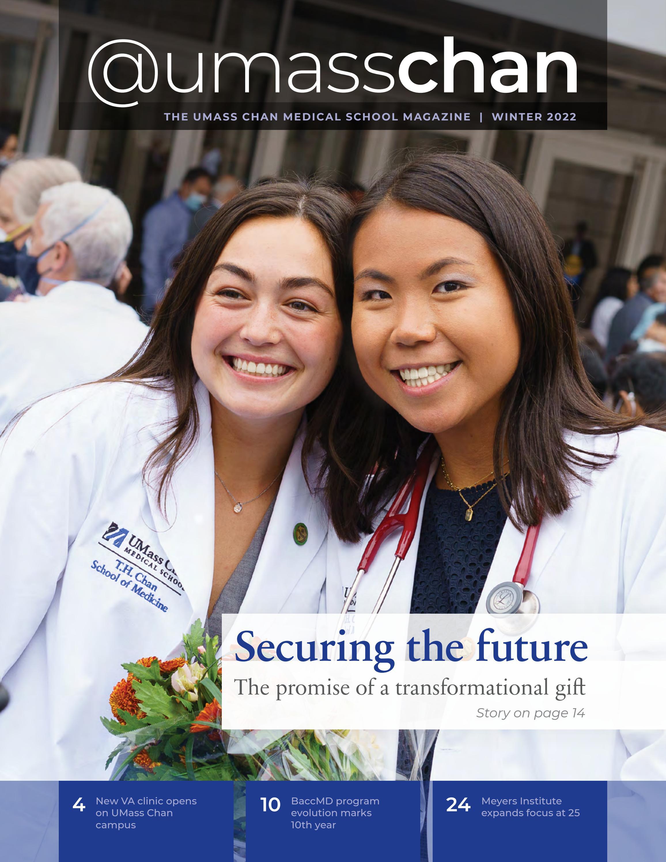 umasschan magazine winter 2022 by UMass Chan Medical School Issuu
