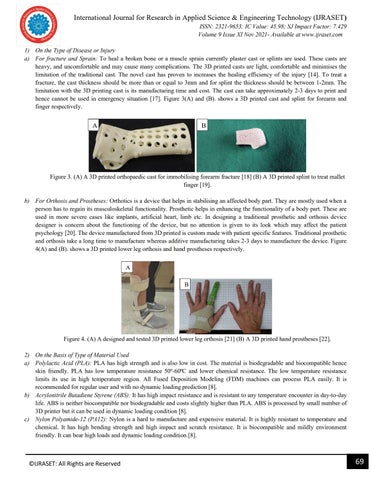 A Review on: 3D Printed Orthopaedic Cast for Improved Forearm Fracture ...