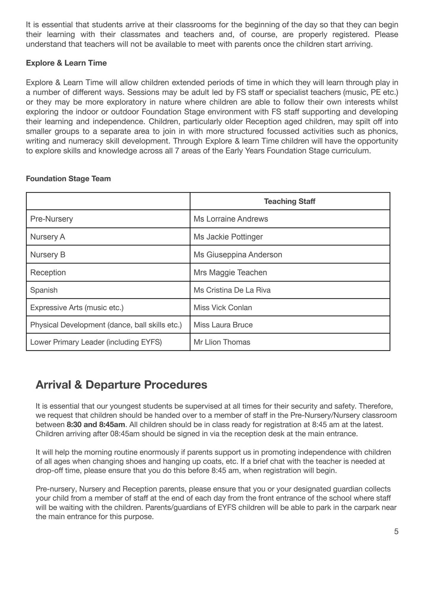 BISM EYFS Handbook 2021/22 by British Schools Foundation - Issuu
