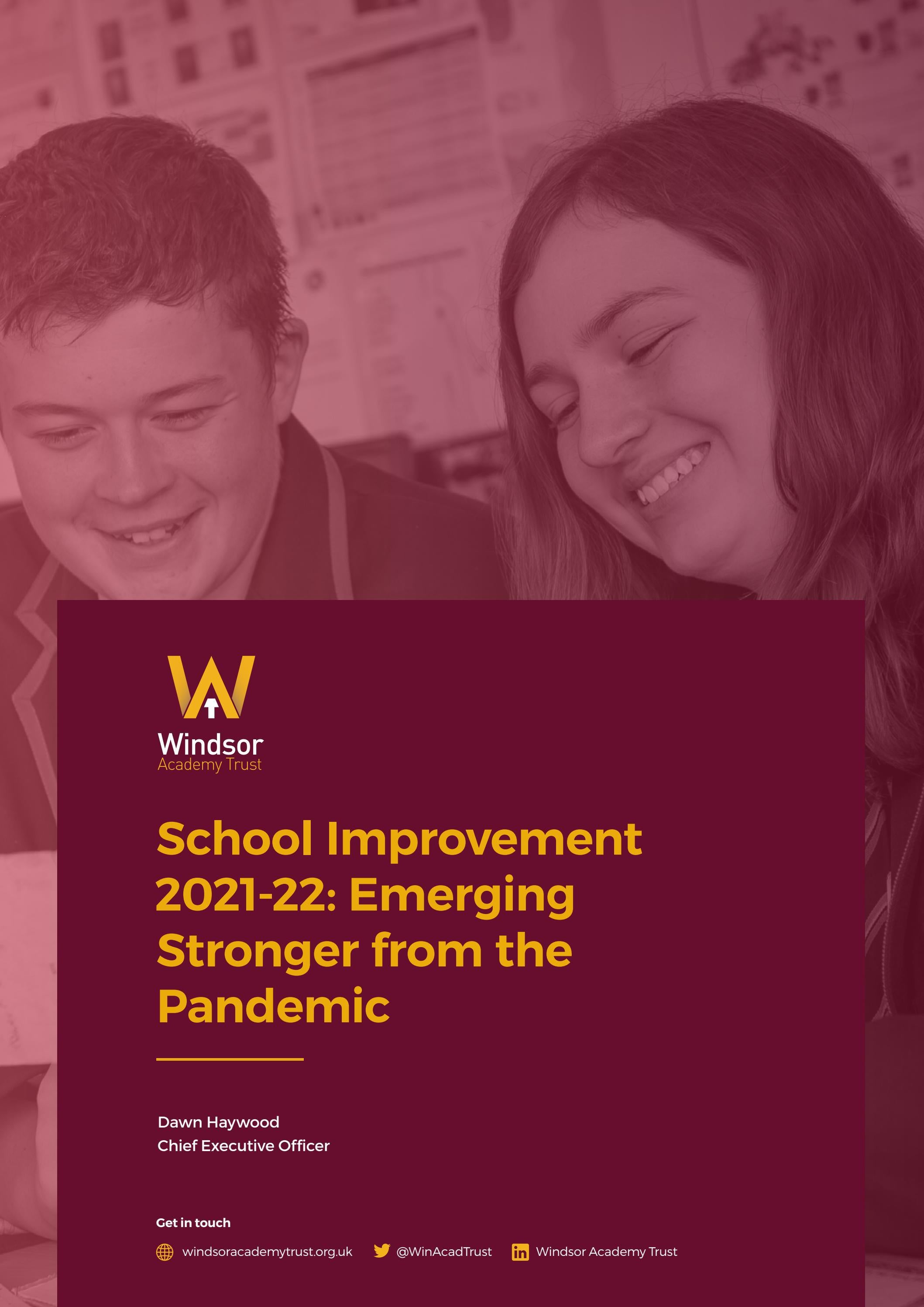School Improvement 202122 Emerging Stronger from the Pandemic by