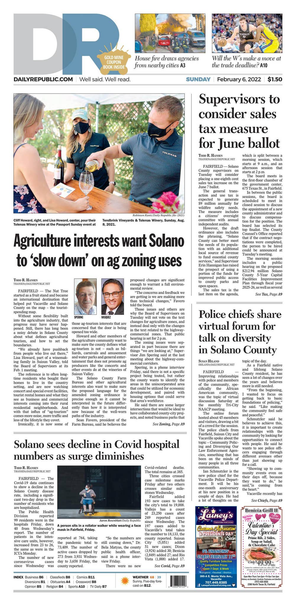 Daily Republic: Sunday, February 6, 2022 by mcnaughtonmedia - Issuu