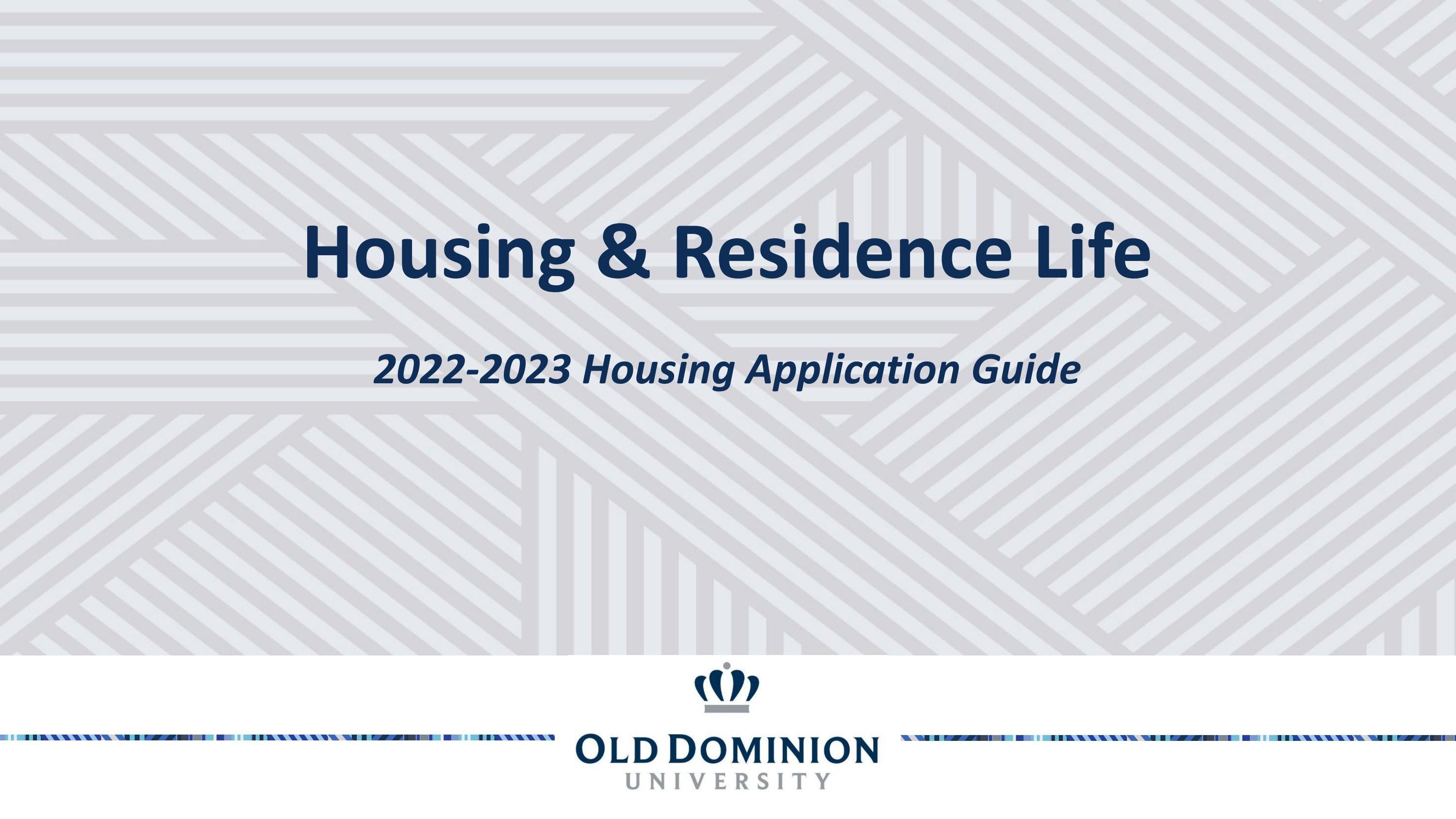 20222023 Housing Application Guide by ODU Housing Issuu