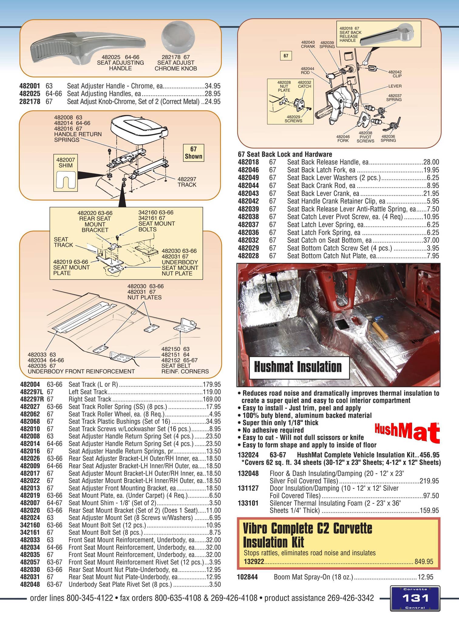 Corvette Central C2 (6367) Corvette Parts Catalog by Corvette Central