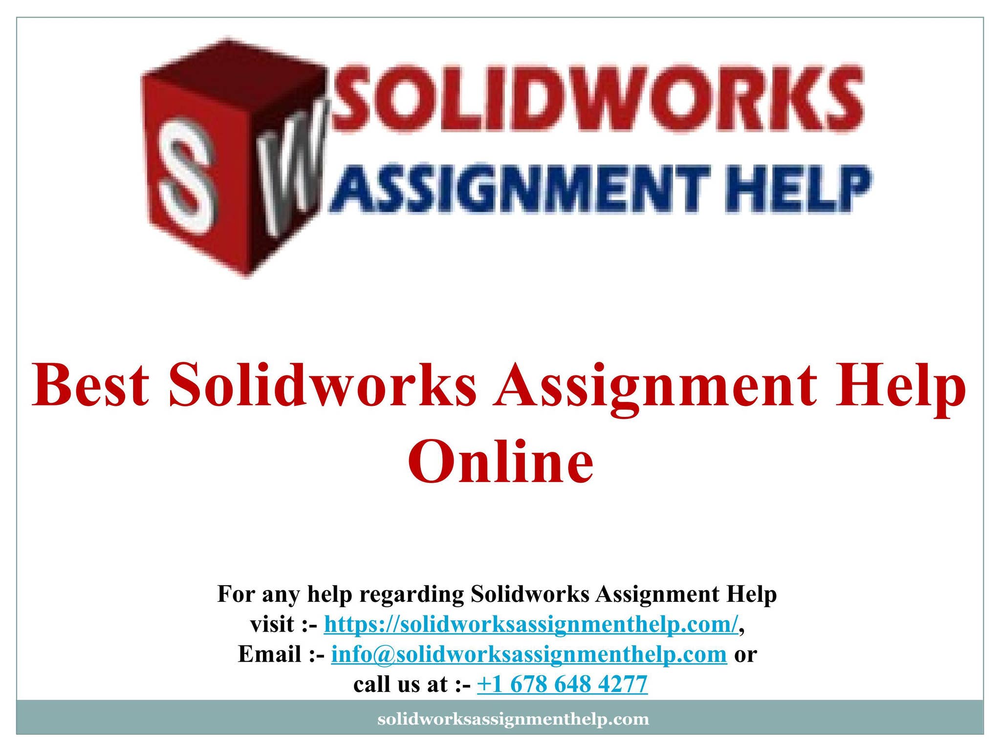 Best Solidworks Assignment Help Online by Solidwork Assignment Help - Issuu